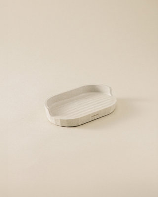 Cosmic Soap DishWhiteRecycled MaterialsAward-Winning DesignAvenir Collection from B&Q