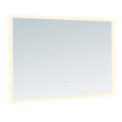 B&Q -  Illuminated Bathroom Mirror 80 X 100 CmRectangular