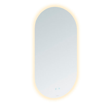 B&Q -  Illuminated Bathroom Mirror 100 X 50 CmOval