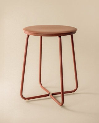 B&Q -  Multi Functional StoolSmall Side TableBrownAward-Winning DesignGeyser Collection
