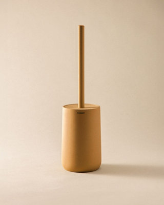 Cosmic Toilet BrushFree-Standing Polyresin Soft TouchMandarinSaona Collection from B&Q