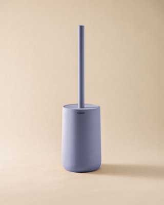 Cosmic Toilet BrushFree-Standing Polyresin Soft TouchLavanderSaona Collection from B&Q