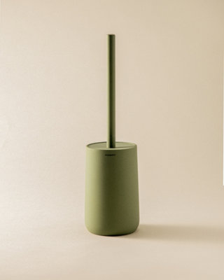 Cosmic Toilet BrushFree-Standing Polyresin Soft TouchSage GreenSaona Collection from B&Q