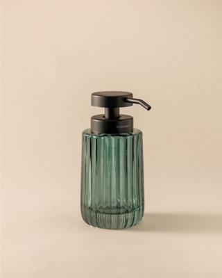 Cosmic Unisex Turquoise Soap Dispenser, 300Ml, Resistant Glass, Lido Collection In - Image 3