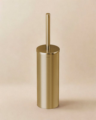 Cosmic Toilet Brush & HolderBrushed Gold PvdLogic Collection