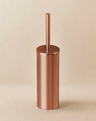 Cosmic Toilet Brush & HolderBrushed Copper PvdLogic Collection from B&Q