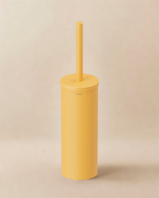 Cosmic Toilet Brush & HolderMustardLogic Collection from B&Q