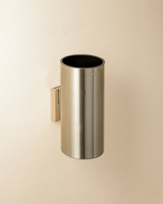 Cosmic Wall Mounted Toothbrush HolderChromeStainless SteelArchitect S+ Collection from B&Q
