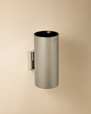 Cosmic Wall Mounted Toothbrush HolderMatt ChromeStainless SteelArchitect S+ Collection from B&Q