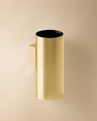 Cosmic Wall Mounted Toothbrush HolderBrushed GoldStainless SteelArchitect S+ Collection from B&Q