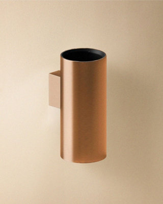 Cosmic Wall Mounted Toothbrush HolderBrushed CopperStainless SteelArchitect S+ Collection from B&Q