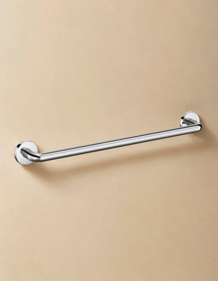 Cosmic Grab Rail 60CmStraightChromeSupports Up To 150KgArchitect S+ Collection from B&Q