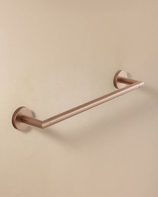 Cosmic Towel Rack40CmMatt CopperAdhesive Or Screw-InHidden FixingsAnti-CorrosionStart Collection from B&Q