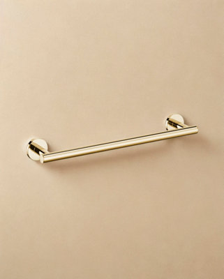 Cosmic Towel RackGlossy Gold PvdArchitect S+ Collection from B&Q