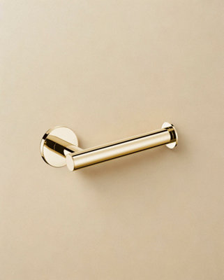 Cosmic Toilet Roll HolderGlossy Gold PvdArchitect S+ Collection