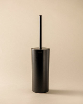 Cosmic Toilet BrushMatt BlackFreestanding Or Wall-MountedAdhesive Or Screw-InAnti-CorrosionStart Collection from B&Q