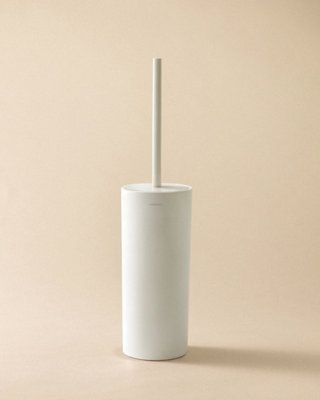 Cosmic Toilet BrushMatt WhiteFreestanding Or Wall-MountedAdhesive Or Screw-InAnti-CorrosionStart Collection from B&Q