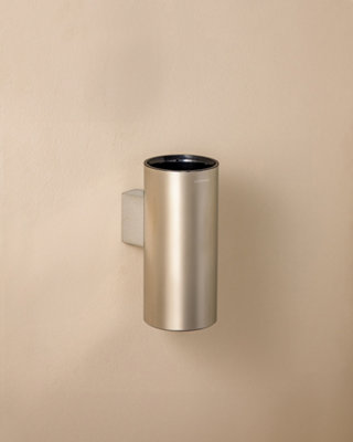 Cosmic Toothbrush Holder Matt Stainless Steel Logic from B&Q