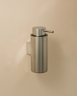 Cosmic Soap Dispenser200MlGlossy Stainless SteelLogic Collection from B&Q