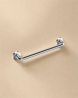 Cosmic Grab Rail 30CmStraightSilverSupports Up To 150KgArchitect Collection from B&Q