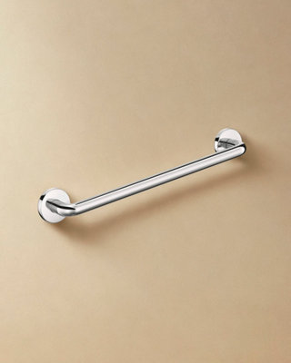 Cosmic Grab Rail 45CmStraightSilverSupports Up To 150KgArchitect Collection from B&Q