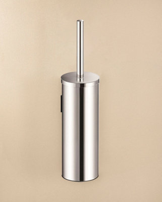 Cosmic Toilet BrushWall-MountedGlossy Stainless SteelLogic Collection