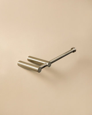 Cosmic Paper Holder Without Cover Matt Stainless Steel Logic from B&Q