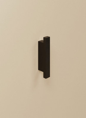 Cosmic Towel HookRobe HookCoat HookBlack MattWall-Mounted3 Cm. The Grid Collection from B&Q