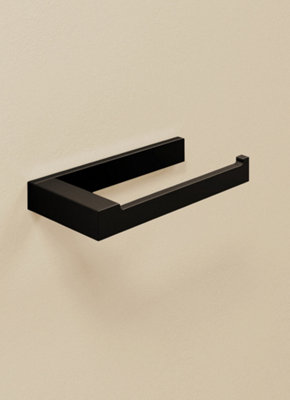 Cosmic Toilet Roll HolderBlack MattWall-Mounted8,5 Cm. Collection The Grid from B&Q