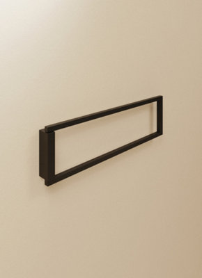 Cosmic Towel RingBlack MattWall-Mounted40,3 Cm. Collection The Grid from B&Q