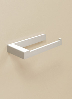 Cosmic Toilet Roll HolderWhite MattWall-Mounted8,5 Cm. Collection The Grid from B&Q