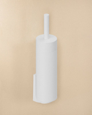 Cosmic Toilet BrushWhite MattFreestanding Or Wall-Mounted. Collection Bwc
