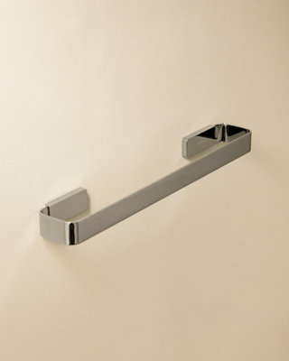 Cosmic Towel Rail40CmSelf-Adhesive Or Screw-InStainless SteelAnti-CorrosionBrushed ChromeNea Collection
