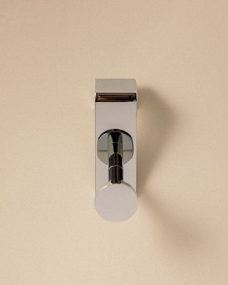 Cosmic Towel HookRobe HookCoat HookOver The Cabinet DoorChromeStick Collection from B&Q