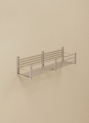 Cosmic Rack Soap Dish Removable Chrome Essentials Size 8.5