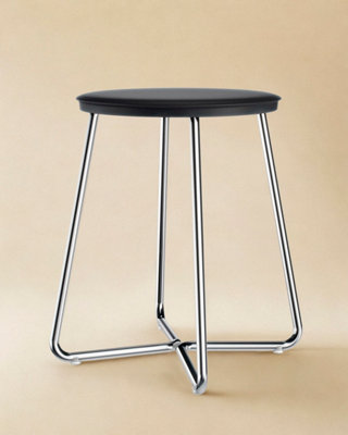 Cosmic Black Shower Seat, Supports Up To 150 Kg, Anti-Corrosion, Architect S+ Collection 31Cm
