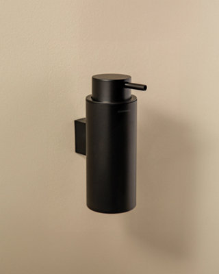 Cosmic Soap Dispenser200Ml CapacityMatt BlackLogic Collection from B&Q