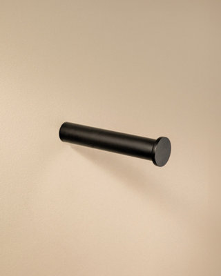 Cosmic Paper Holder Without Cover Matt Black Logic from B&Q