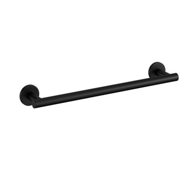 Cosmic Towel Rail Matt Black Architect Sp (46Cm) from B&Q