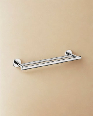 Cosmic Towel RackChromeArchitect S+ Collection from B&Q
