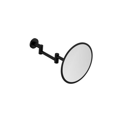 Cosmic Wall Magnifying MirrorMatt Black Architect Sp (X5) from B&Q