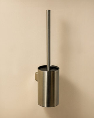 Cosmic Toilet BrushWall-MountedMatt ChromeCollection Architect S+ from B&Q