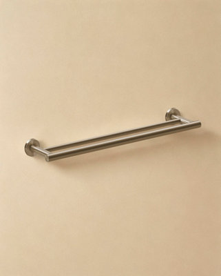 Cosmic Towel RackBrushed Stainless SteelArchitect S+ Collection from B&Q