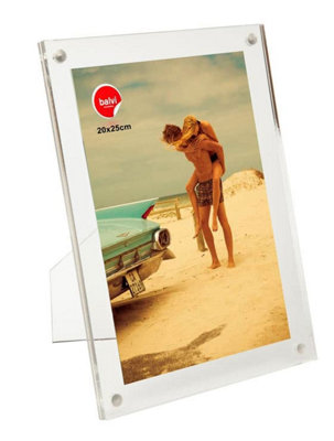Balvi Claire Clear Acrylic Photo Frame Freestanding Holds A 15X20Cm Picture from B&Q