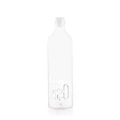 Balvi Borosilicate Glass Secure Silicone Plug 1.2L Atlantis H20 Alternative Eco-Friendly Bottle from B&Q