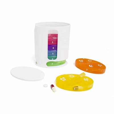 B&Q -  One Week Plastic Medicine Tablet Box Storage Organiser