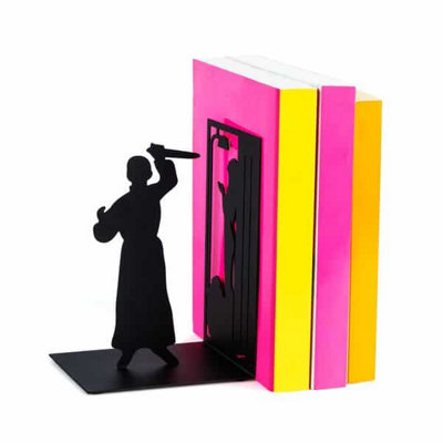 Balvi Famous Horror Film Movie Scene Black Metal Bookends from B&Q