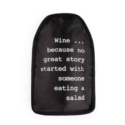 Balvi Great Story Wine Cooler Black Colour Nylon from B&Q