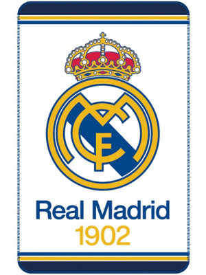Real Madrid Cf 1902 Fleece Blanket from B&Q