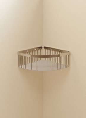 Cosmic Corner Rack Soap Dish Chrome Essentials